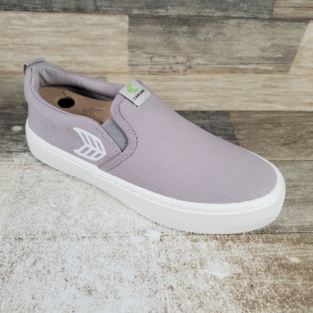Cariuma Slip-On Womens Shoes Sz 7 Canvas Logo Sneakers 450703G34W070